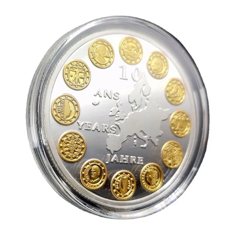 Coleção De Moedas Eu Handicrafts Anime Coins Medals Comemor
