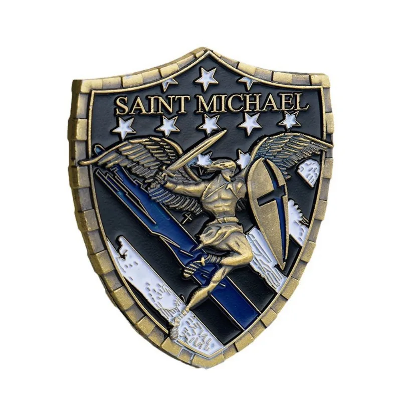 Moeda Comemorativa Alien Shield Military Anime 25g Iron
