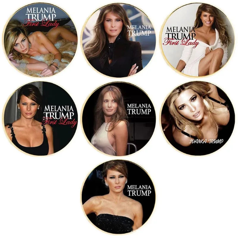 Moeda Melanias Anime 7 Unidades/lote Comemorativa Com Caixa De 4 Cm