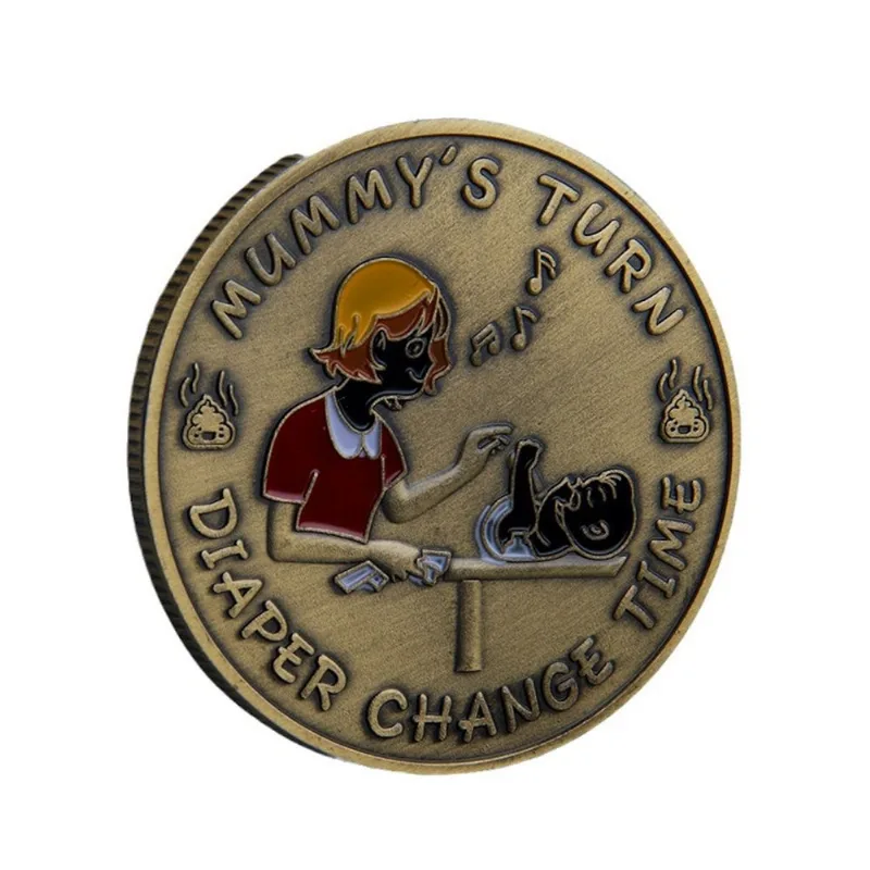 Coin Diaper Change Time Anime Coins Medals 4cm 35g