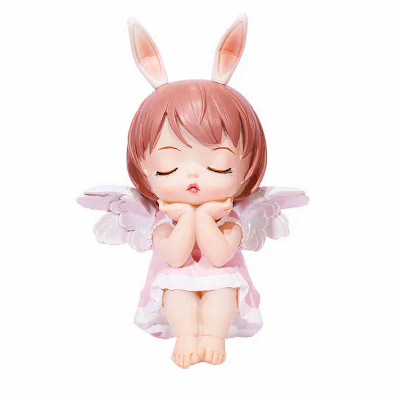 Piggy Bank Angel Girl Para Crianças, Moedas, Caixa De Dinheiro, Plástico, 17 Cm