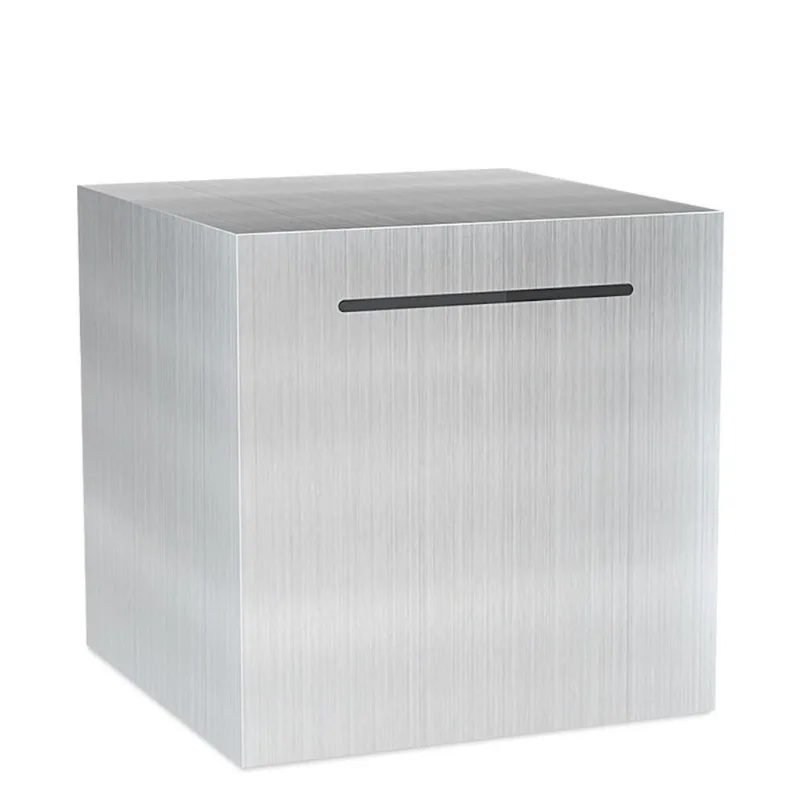 Piggy Bank Em Aço Inoxidável Anti-Queda Para Crianças De 24 Cm