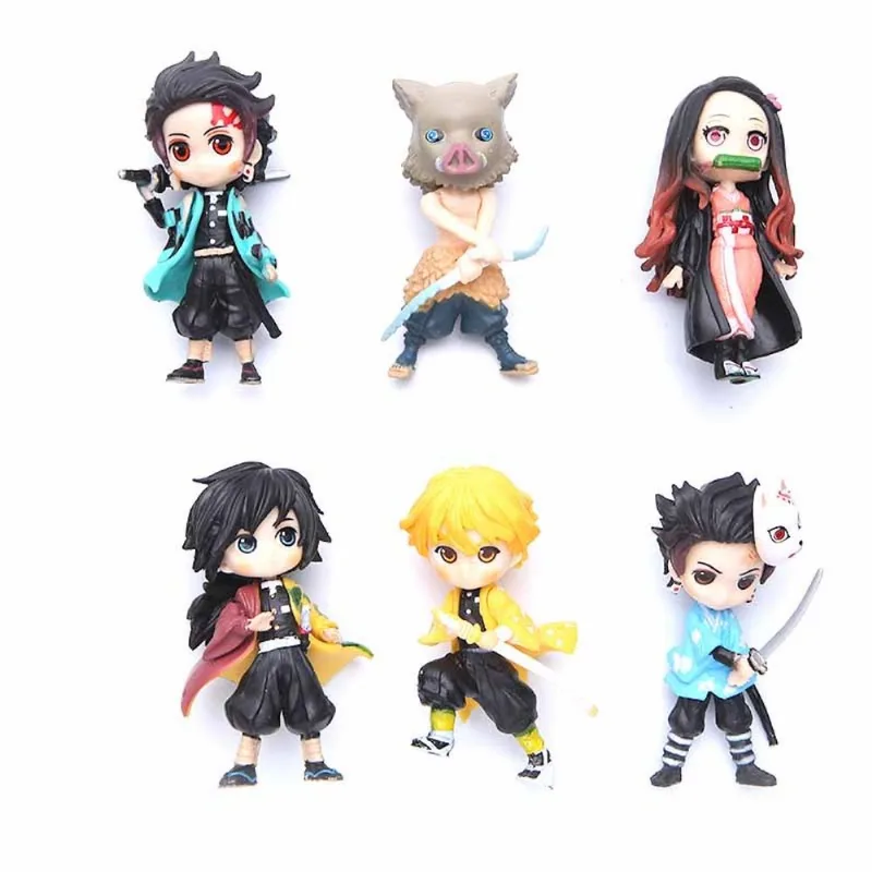 Ímã De Geladeira 6 Unidades/lote Demons Slayers Kamados Tanjirous