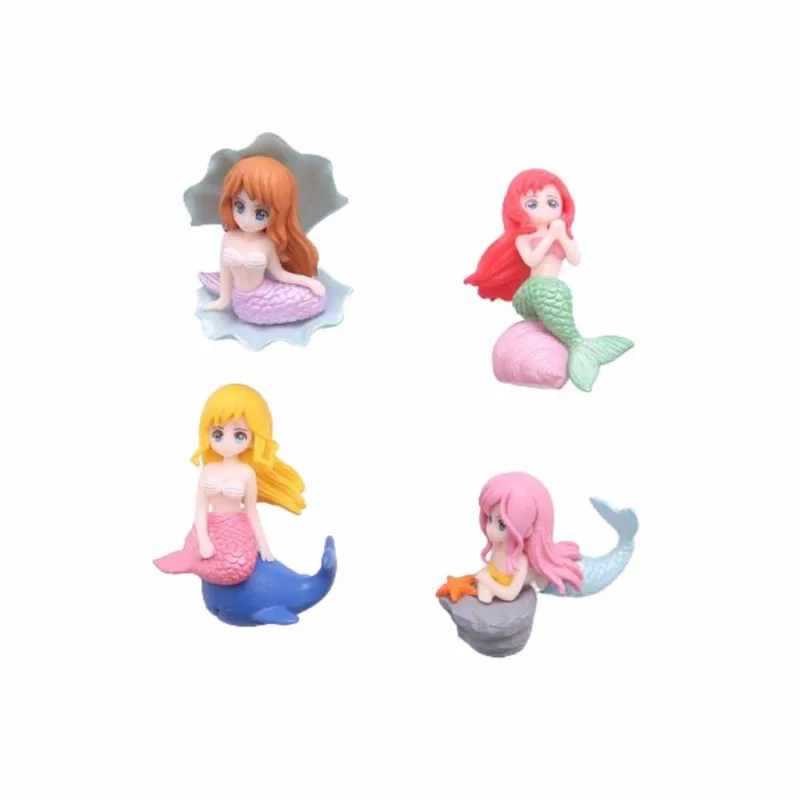 Ímãs De Geladeira Ariels Oceans Beautys Mermaids Anime 4 Unidades