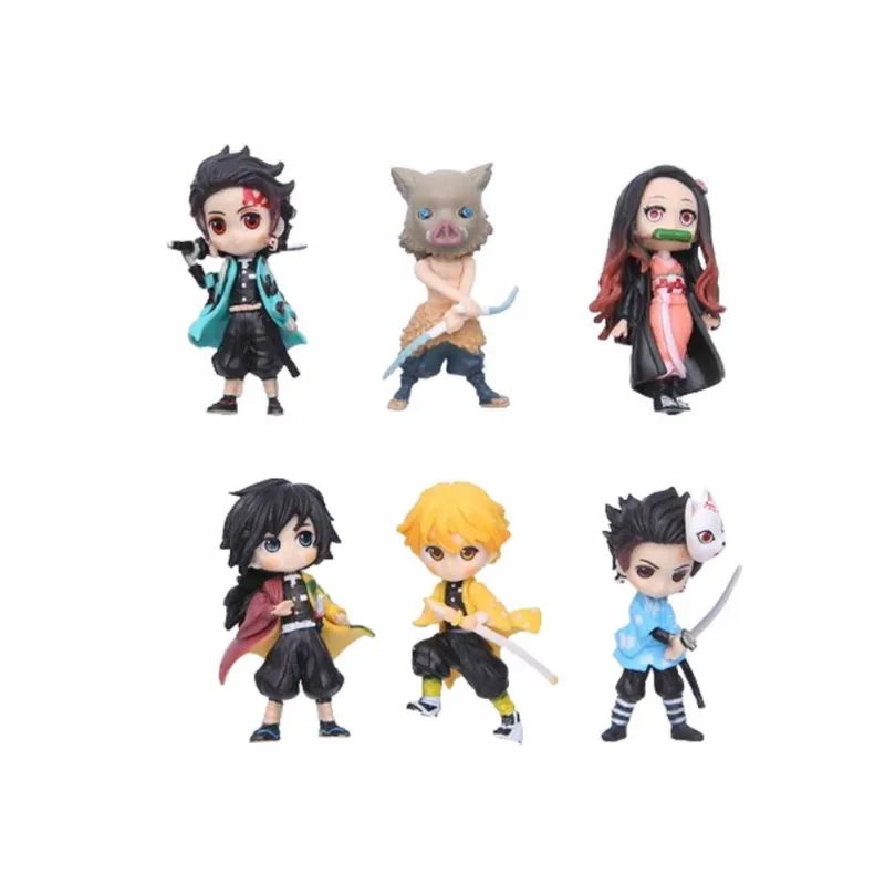 Ímã De Geladeira 6 Unidades/lote Demons Slayers Kamados Tanjirous