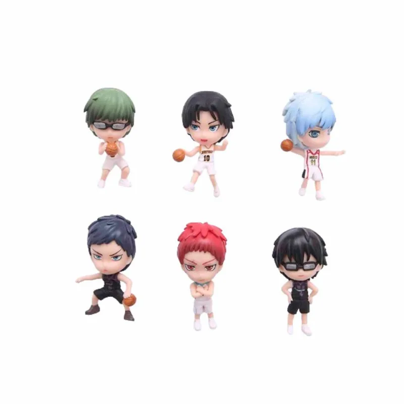 Ímãs De Geladeira Kurokos Basketballs Anime 6,5 Cm 6 Unidades/lote