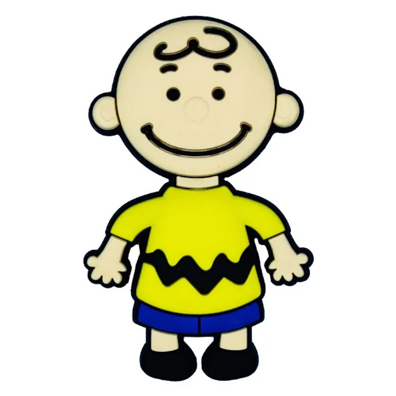 Ímã De Geladeira Charlie Brown Anime Kids Cartoon 6x6cm