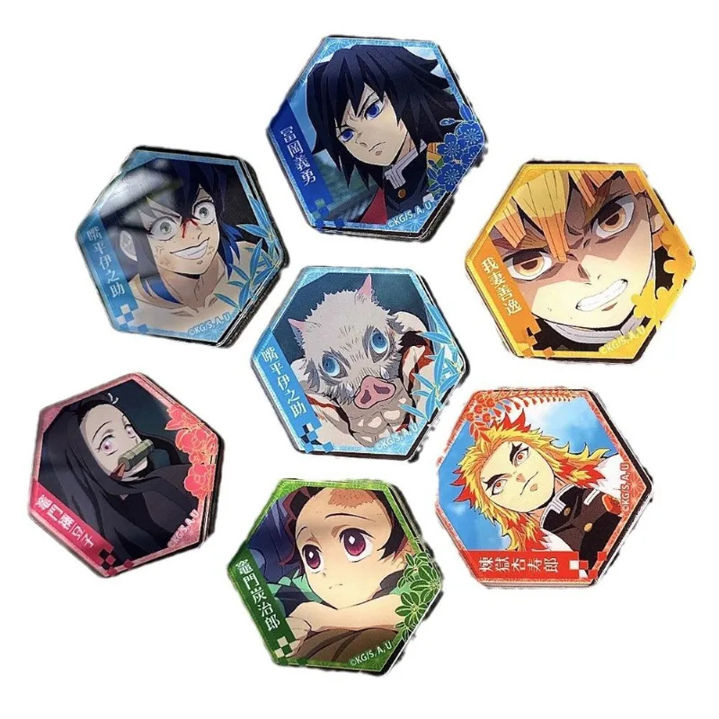 Ímã De Geladeira 6 Unidades/lote Demons Slayers Agatsumas Zenitsus Kamados Nezukos A