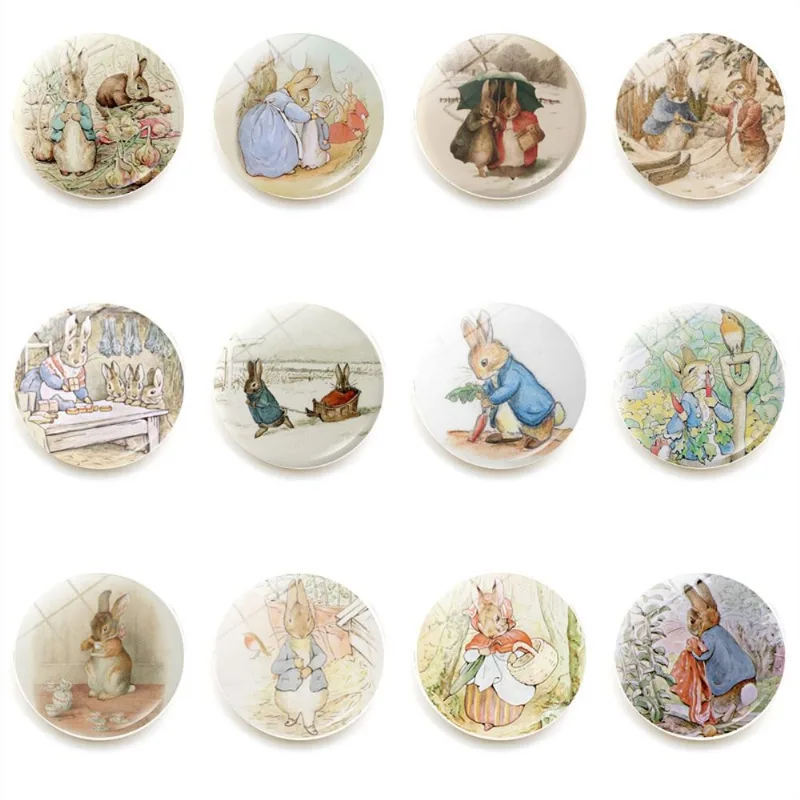 Ímãs De Geladeira Peters Rabbits Anime 12 Unidades/lote Para Crianças