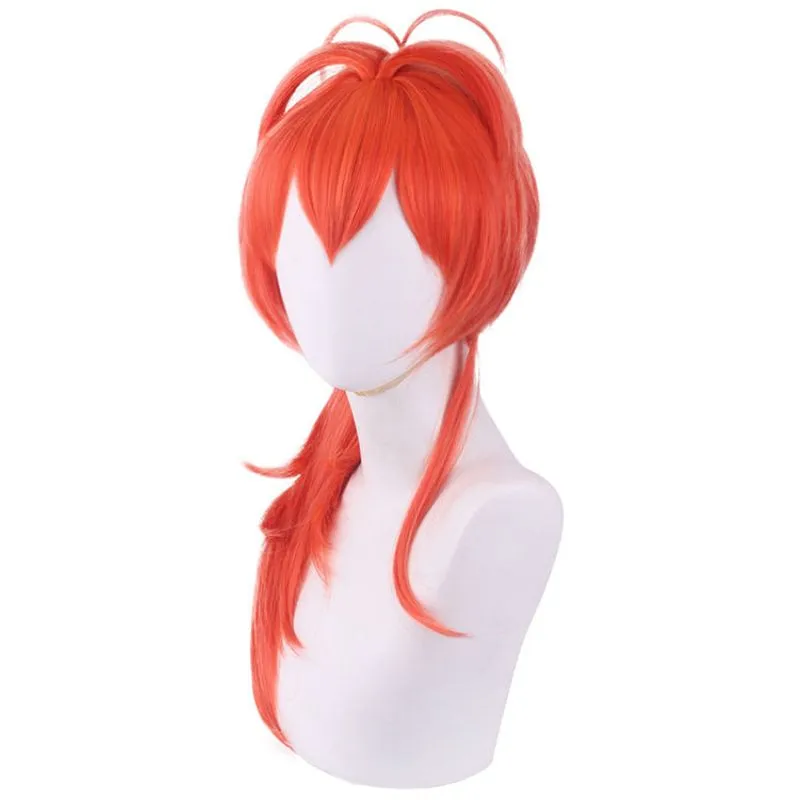 A Peruca De Cosplay Genshins Impacts Dilui O Cabelo Sintético Em 60 Cm