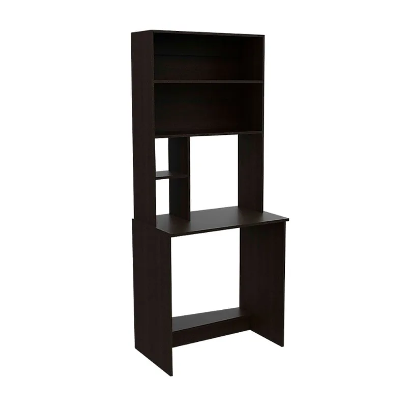 Escritorio Tuhome Office 15 Melamina Negro y Madera