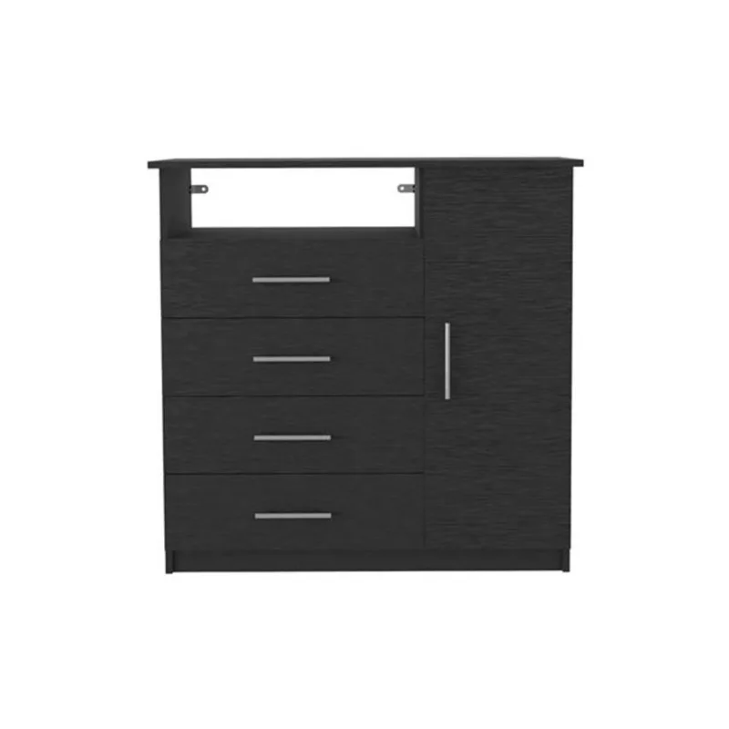 RTA Peru Dresser w/ 4 Drawers - Black