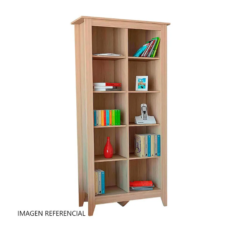 Biblioteca Essential Nature Melamina Beige 86.5cm Tuhome