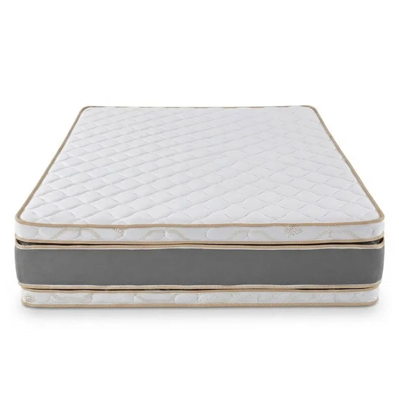 Colchón Cassata Pillowtop 140 doble 140x190x30cm protector+2 almohadas Estilo Y Confort 1540811