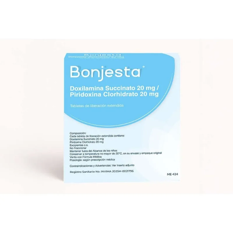 Bonjesta 20mg /20mg 20 Tabletas de Liberación Extendida