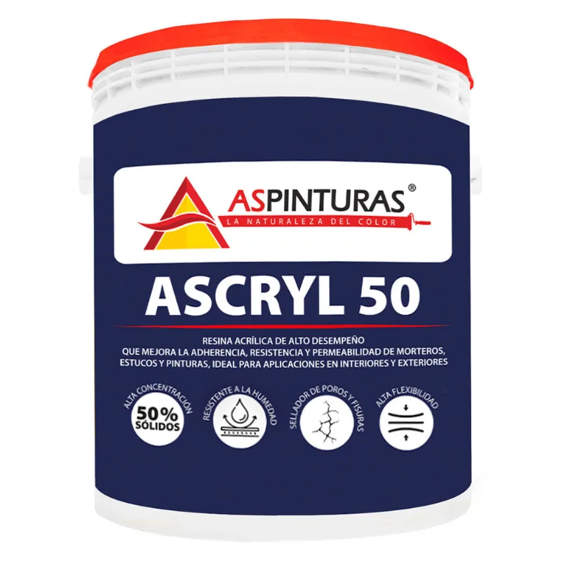 Ascryl resina acrílica 50% Solidos 3.6 kg AsPinturas
