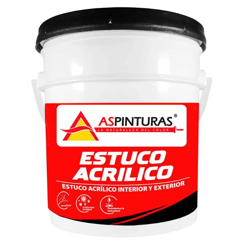 Pasta muro acrílico x27kg blanco AsPinturas