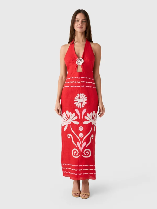 Cala de la Cruz Women's Orly Dress S / AIUOLECARMIN