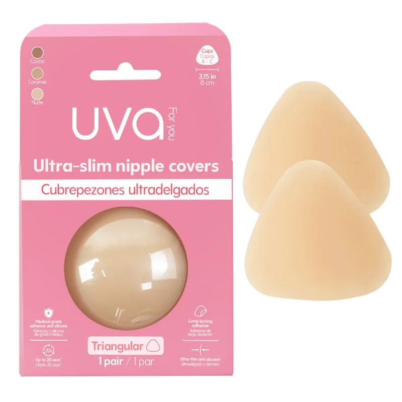 Cubrepezones Triangulares Caramel - UVA 1 par