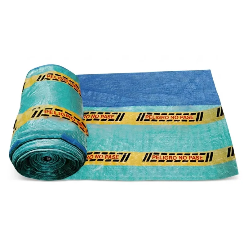 Tela cerramiento mixta 50m verde/azul Tejiplast 1525236