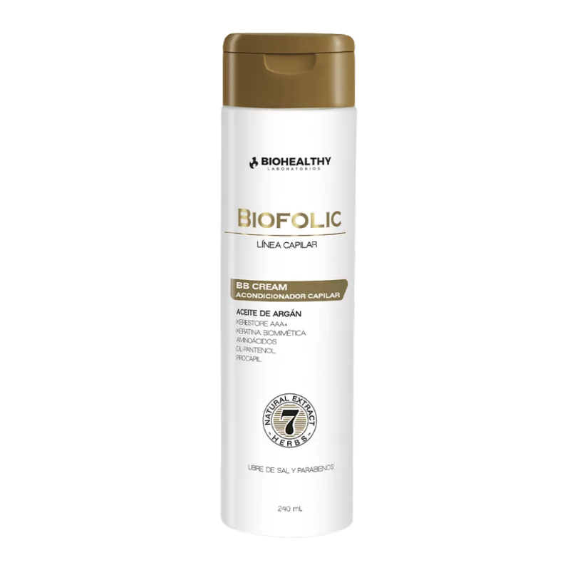 Bb Cream Capilar Biofolic - Biohealthy 240 ml