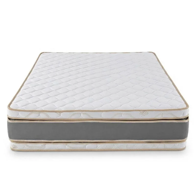 Colchón Cassata Pillowtop 100 sencillo 100x190x30cm protector+ almohada Estilo Y Confort 1540816