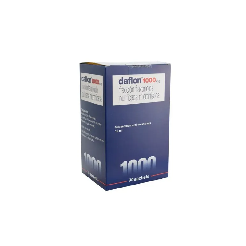 Daflon 1000 Mg Suspensión Oral Caja con 30 Sachets