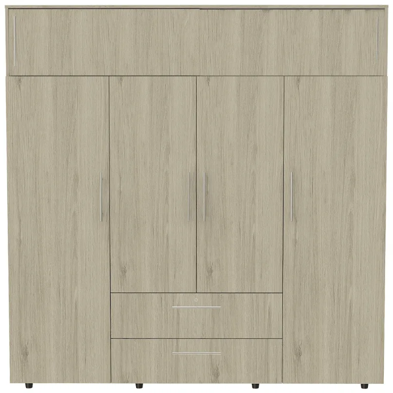 Armario Luque 204x200x50 RTA Rovere Blanco