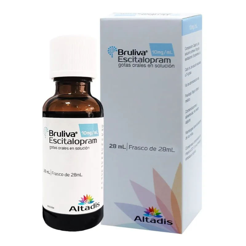 Bruliva Escitalopram 10 Mg/ml Gotas Orales 28 Ml
