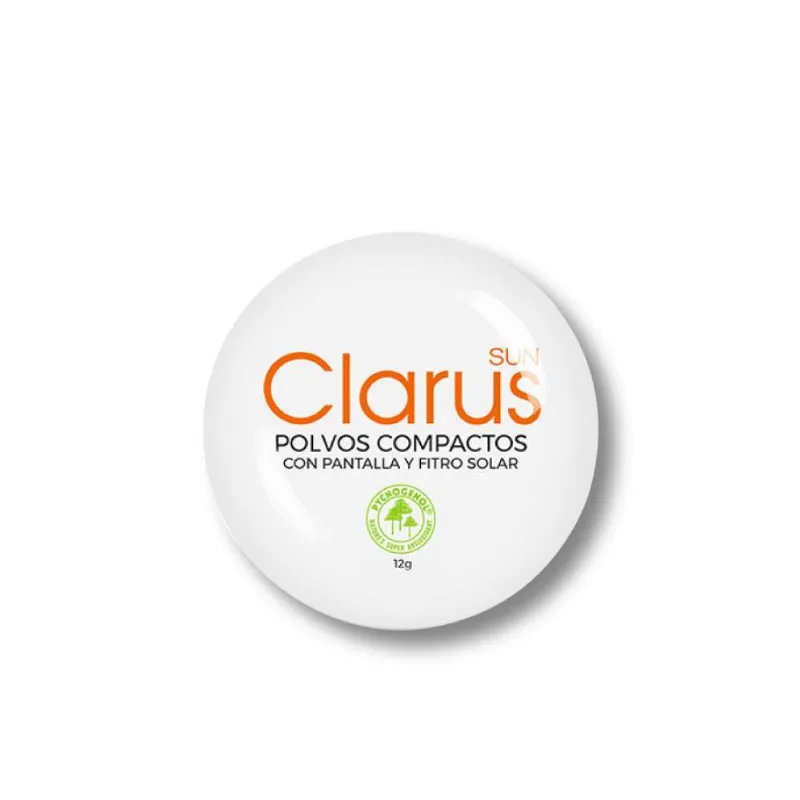 Polvo Compacto Clarus - Biohealthy Piel Blanca