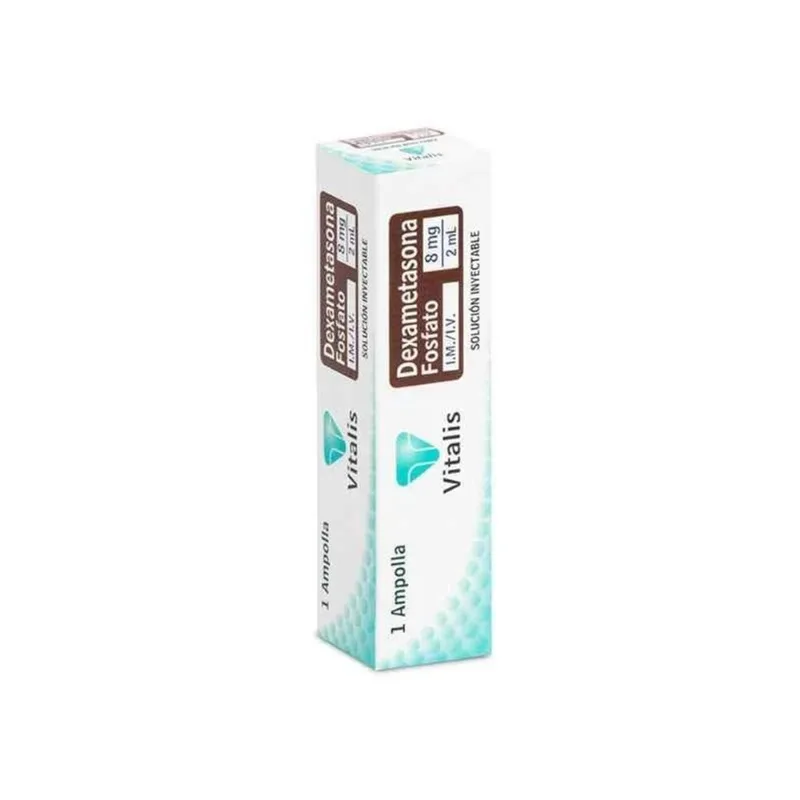 Dexametasona Fosfato 8 Mg/ 2 Ml Caja con 1 Ampolla