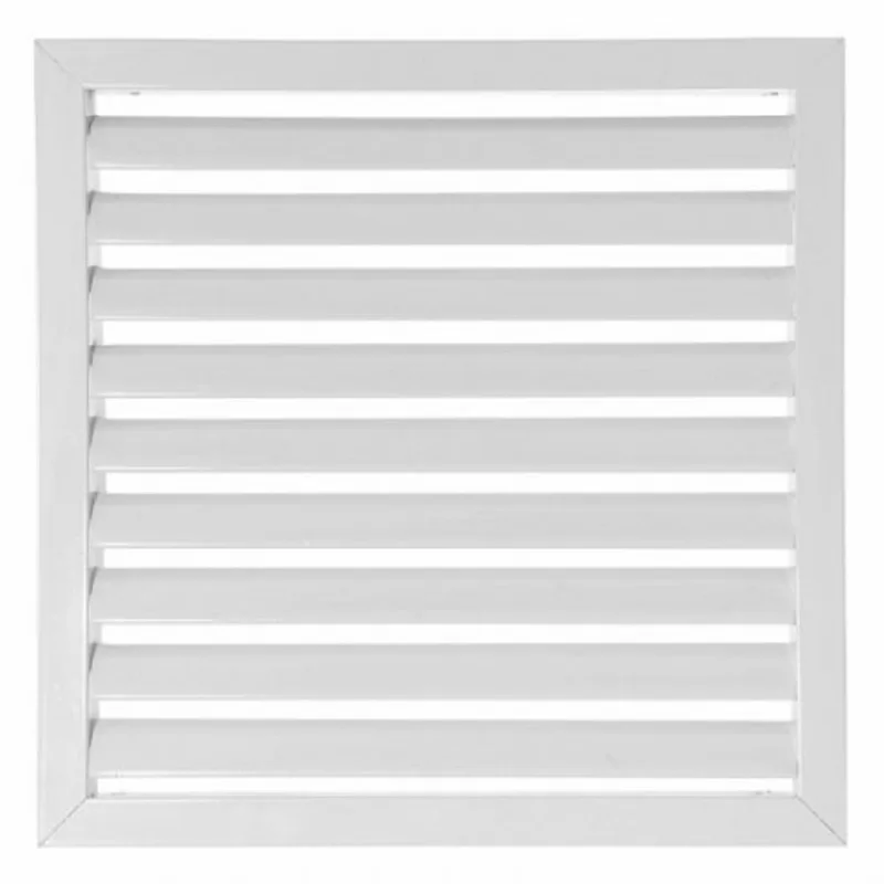 Rejilla Ventilacion Aluminio Aletas Curvas 30x30