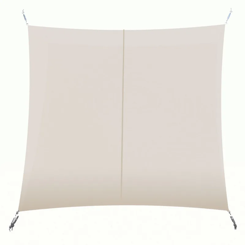 Toldo tensado Vela 300x300x2 cm beige lona screen Gaviota