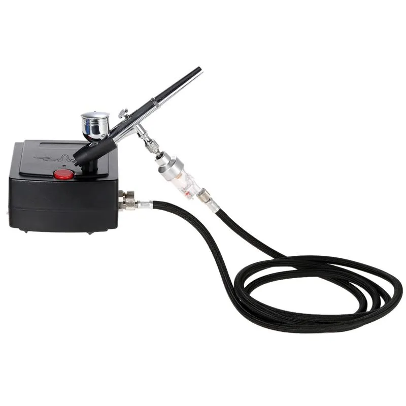 Kit De Compressor De Ar Airbrush Professional Gravity Feed