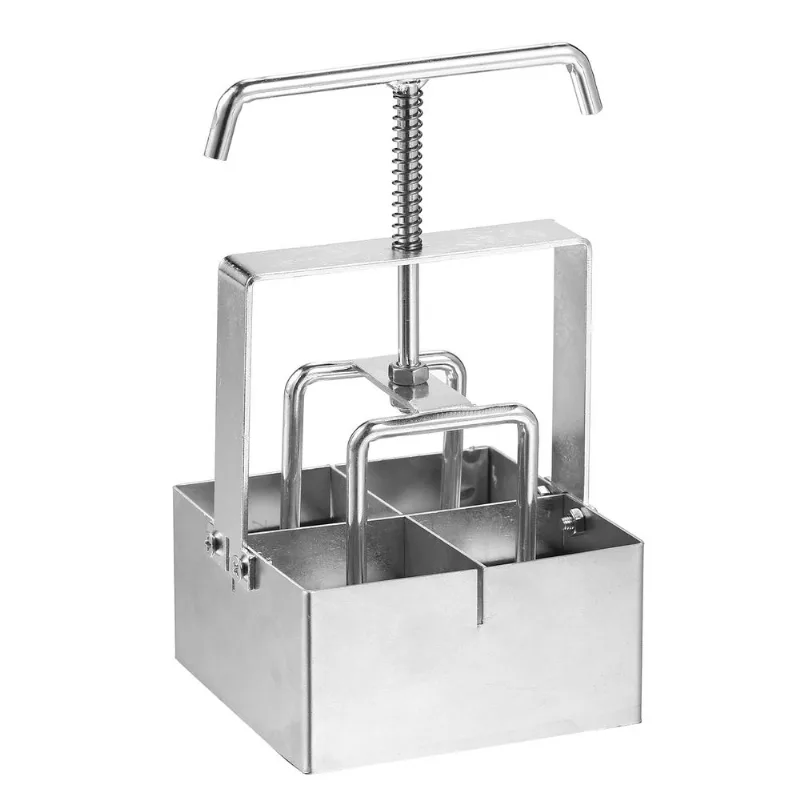 Soil Block Maker Portátil De 2 Polegadas Com Semeador De Sementes E Etiquetas