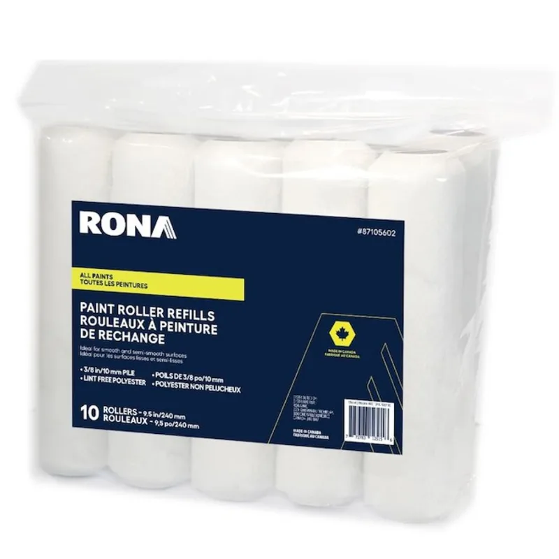 RONA 10-Pack 10 mm Polyester Paint Roller Refills