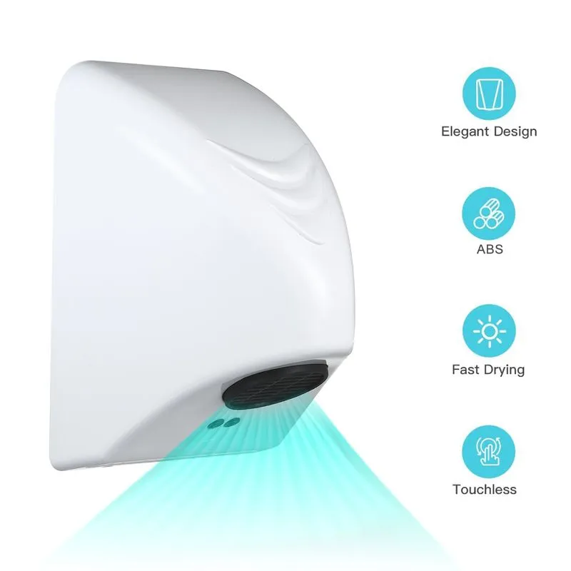 Secador De Mãos Comercial Automático 600w Elétrico Branco 220v