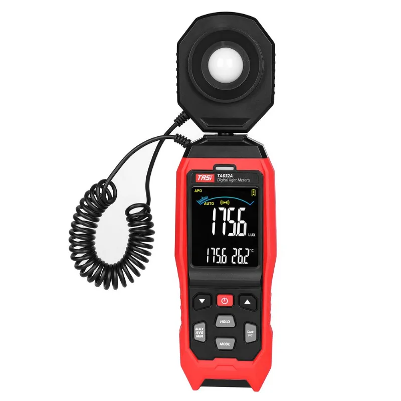 Medidor De Luz Tasi Ta632a Medidor De Lux Digital Lcd 200000lux