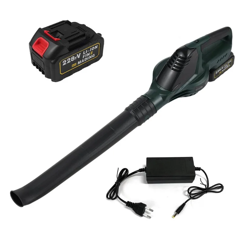 Soprador De Folhas Elétrico 21v 120cfm/100mph Com Bateria De 4,0 Ah
