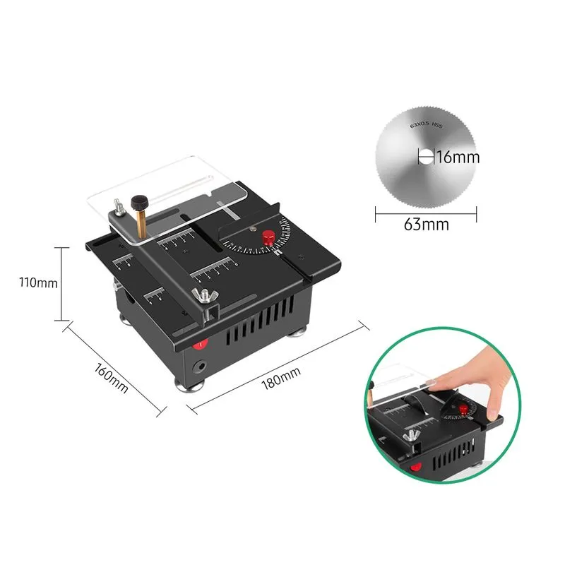 Serra De Mesa Mini Desktop Electric 100w 24v 6000rpm 16mm