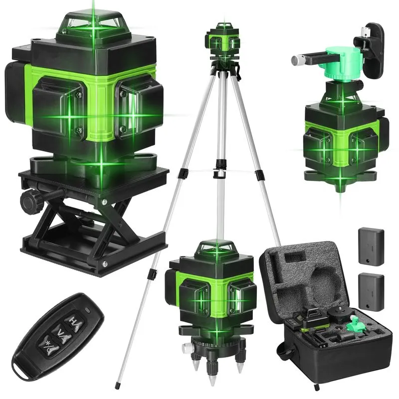 Nível De Laser Lepmerk 4d 16 Linhas Autonivelante Com Tripé