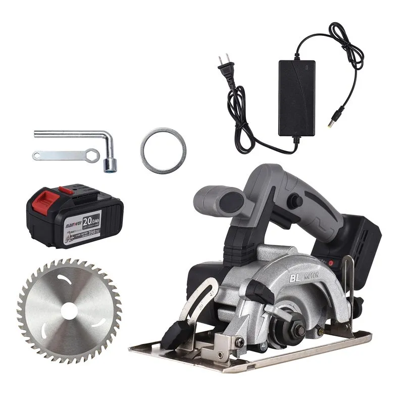 Serra Circular Sem Fio 21v Sem Escova 7800 Rpm Com Bateria De 4,0 Ah