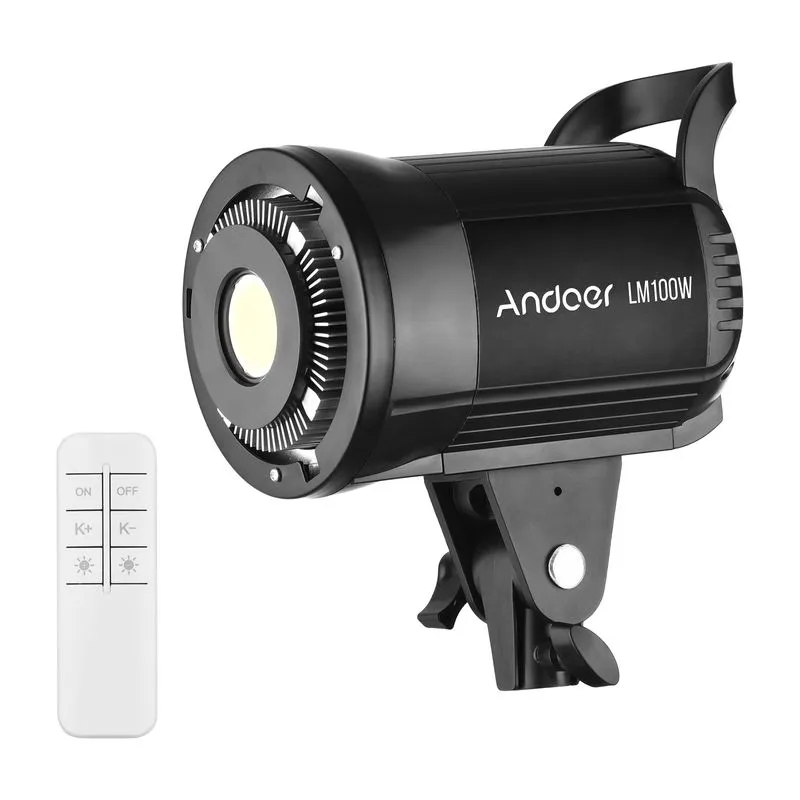 Luz De Preenchimento De Fotografia Led Andoer Lm100w Portátil 100w