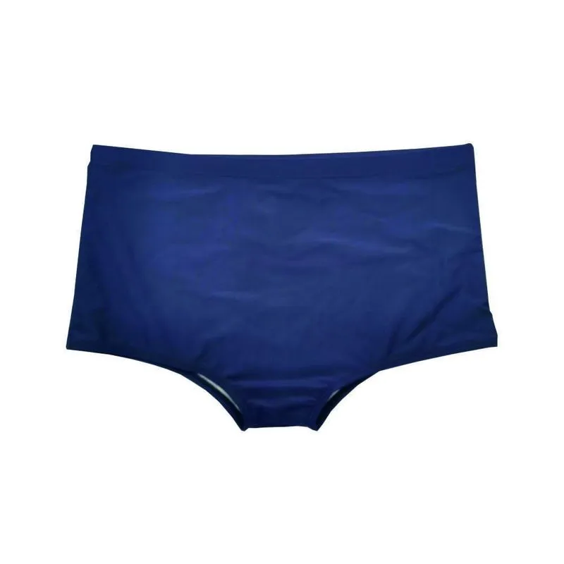 Sunga Infantil Lisa Poliéster e Elastano Azul Marinho