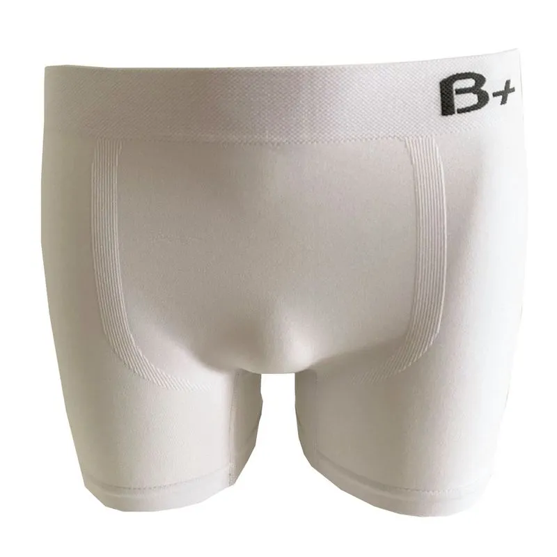 Cueca Boxer Masculina Sem Costura Lisa Branca GG
