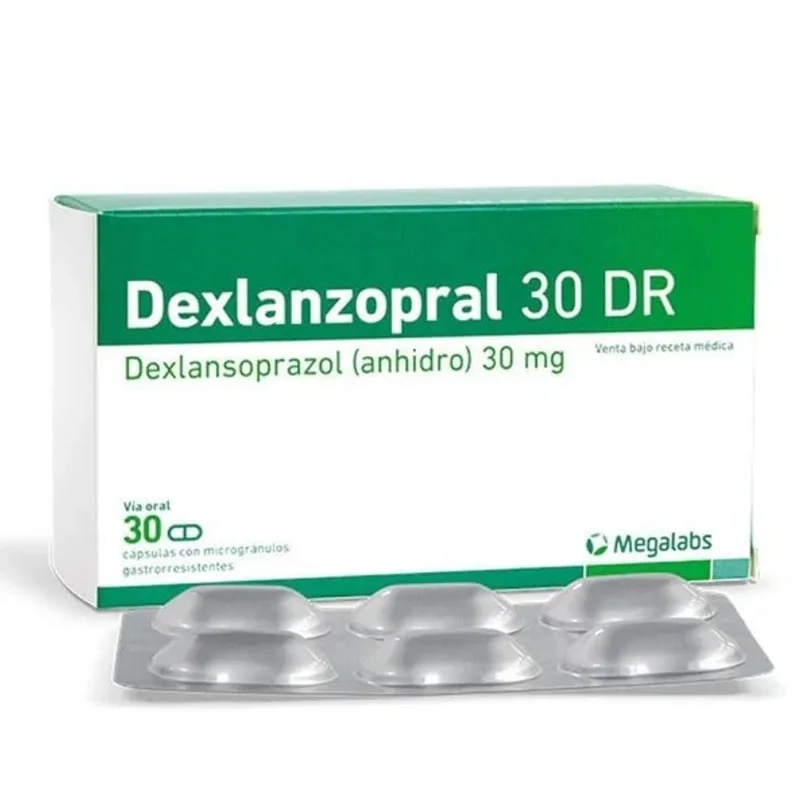 Dexlanzopral Dr Dexlansoprazol 30mg Capsula Lrt Oral Caja 30 Capsula 1 U
