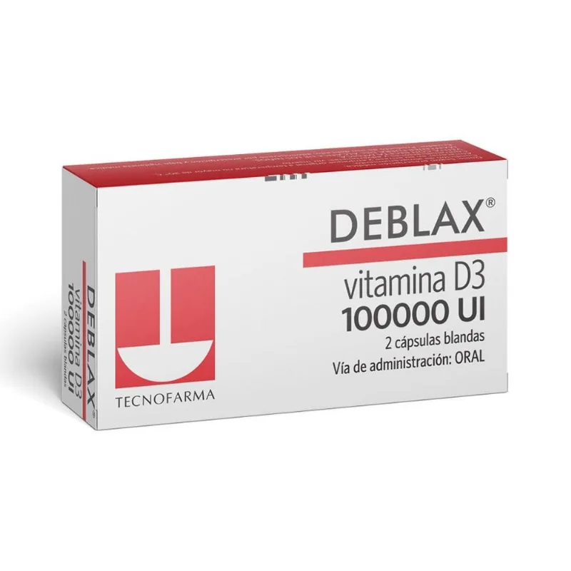 Deblax 100.000 Ui Caja con 2 Cápsulas Blandas