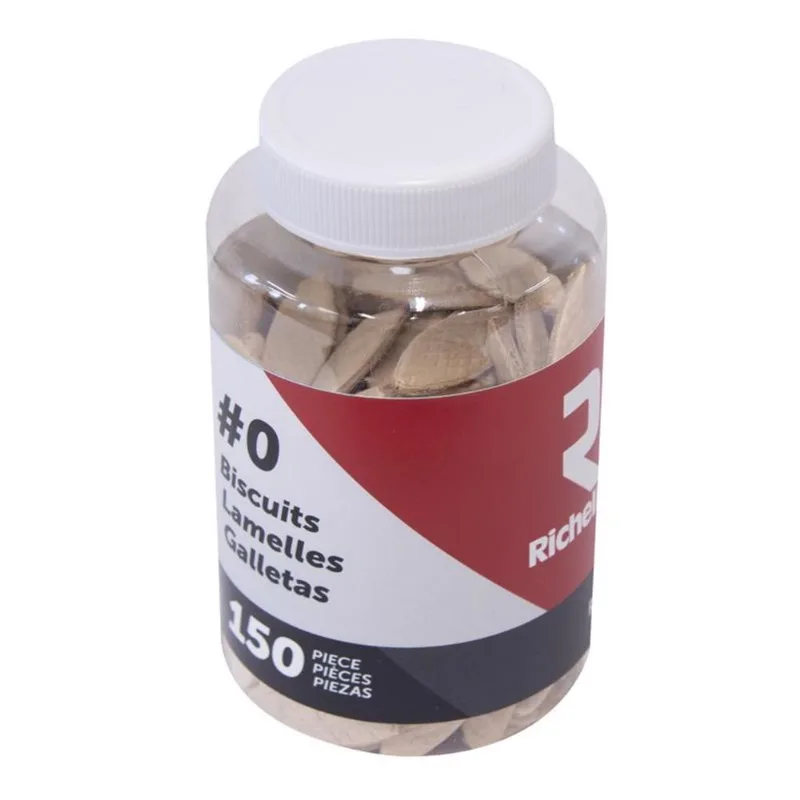 Biscoitos Para Unir Pratos Richelieu Fluted Wood #0, Pacote Com 150