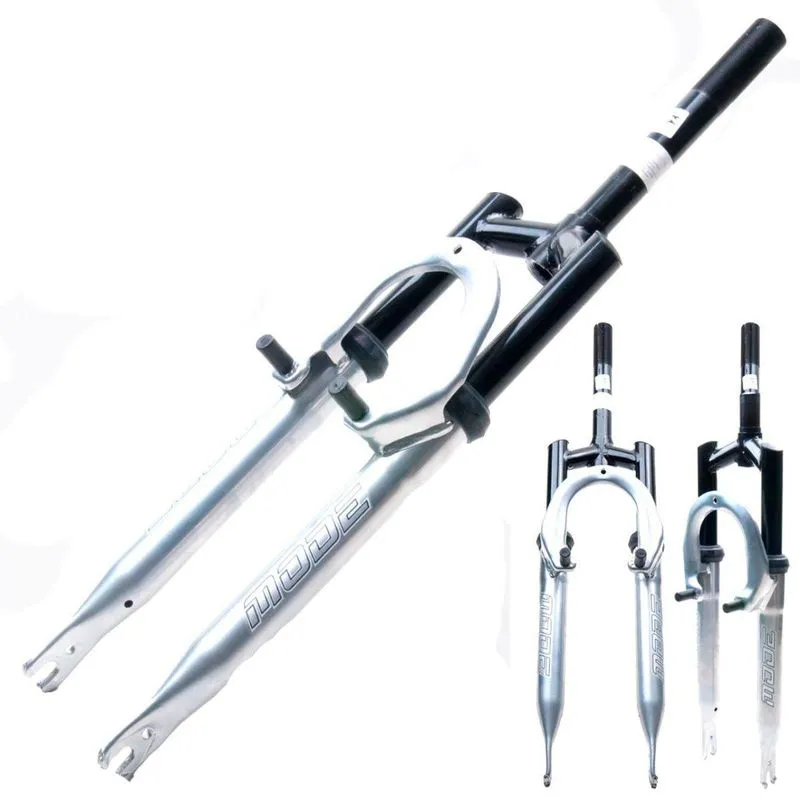Garfo Aço Atop Mountain Bike Aro 24 Com Suspensão De 211mm
