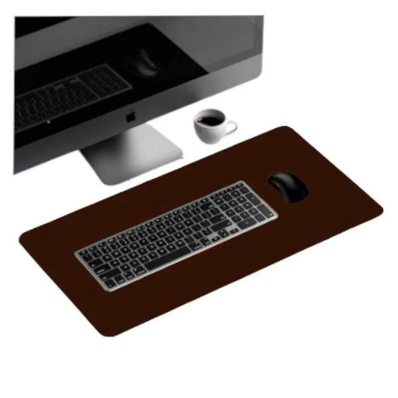 Desk Pad 150X30 Computador Notebook Em Couro + Porta Copo